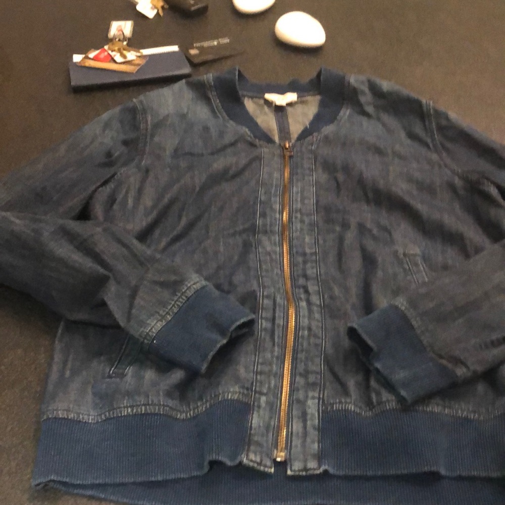 AG denim bomber